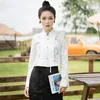 Jupes 2024 Printemps Et Été Vêtements Pour Femmes Chinois Rétro Col Montant Boucle Jacquard Chemise À Manches Longues Petit Cardigan