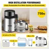 VEVOR 4L Pure Water Filter 304 Rostfritt stål Hemma vattenflaska Dricker Distiller Maskin Electric Dental Filtration Purifier 222516