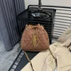 Alta qualidade designer bolsa de ombro alça de corrente bolsa xadrez carta sólida luxo balde bolsa tote sacos de ombro