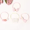 Bandanas 8Pcs Borns Baby Flower Bandeaux No Trace Bow Hairband Coiffe Bande de cheveux