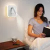 Настенный светильник, 10 Вт, подсветка, вращение на 350 градусов, регулируемый El, прикроватная тумбочка для спальни, бра для чтения с переключателем