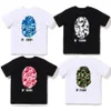 Kinder T-shirts apen Peuters Designer Camo Jongenskleding Meisjes Jeugd Straat Casual Tops Summner T-shirts met korte mouwen kinderkleding Hip Hop Prined t-shirt 969X#