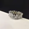 Swarovskis Rings 디자이너 여성 오리지널 품질 밴드 반지 크리스탈 가족 단순 사랑 배 모양의 절단 물 드롭 링 낭만적 인 빛나는 심장