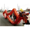 Costumes de mascotte Taille classique 5 7M Soie Chinois Dragon Danse 6 Enfants Enfants Costume Folklorique Cture Spéciale Fête Année Printemps Da1 Dh0Mb