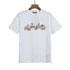 Chao Brand Palm Angel Letter Butterfly Bedrucktes Kurzarm-T-Shirt für Männer und Frauen mit lockerem T-Shirt