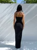 Повседневные платья Женская мода Party Club Вечерняя уличная одежда Bodycon Midi Dress 2024 Летняя одежда Оптовые товары для бизнеса