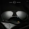 Solglasögon LM Upgrade Aviation Men Polarised UV400 Vintage Mirror Man G15 Lens Sun Glasses Women For Men Oculos de Sol