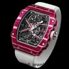 RM WIST WATCH RACING MACHING RICHARDS MILLES RM67-02 Kalendarz 38,7*47,5 mm RM6702 Wino Red Ntpt