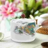 Ensembles de vaisselle théière chinoise théière rotative en céramique Rotation à 360 degrés