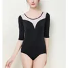 Scene Wear Art Test Body Suit Adult Gymnastics Självkultivering Dance Training Bodysuit Ballet Outfit For Girls