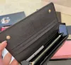 DISEÑADOR DE CALIDAD Billetera de cuero alto Men plegables Plegables Triángulos de cremallera Long Zipes Purse Soptor de la tarjeta Notas de dinero con múltiples estilos