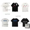 23SS Flash Summer T Shirt Stylist Men Tee Made in Italy mode Kort ärm bokstäver Tryckt t-shirt Kvinnor kläder S-2XL Multi Styles