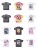 Usa Vintage Cotton Crewneck T shirts Women Designer Loose Pullover Short Sleeve Man Tee Graphic Printing White