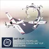 Park10 RC Avião P707G 24G 3D6G com giroscópio 3ch asa fixa avião brinquedos ao ar livre drone RTF 182 presente 240118