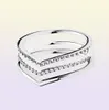 Ny 925 Sterling Silver Wish Ring Stack Ring med CZ Stone Fit smycken Engagemang Bröllopälskare Fashion Ring6506400