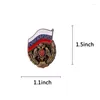 Broches de la garde nationale de russie, insigne de médaille des troupes, symbole de la fédération de russie, épingle en émail