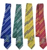 Skinny Tie Cosplay kostymtillbehör Harry Boys Girls Slim Smoven Jacquard Striped Cravata Magic Academy Slitties5808169