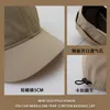 Ball Caps Short-Brimmed Hat Women's Peaked Cap Functional Fashion Brand Japanese Washed-out Vintage Versatile Sun Protection Short Brim