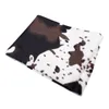 Bath Mats Imitation Cowhide Rug Fur Back Carpet Faux Door Mat Simulation Floor Polyester Child