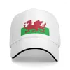 Ballkappen, personalisierte Flagge von Wales, Baseballkappe, Sport, Damen, Herren, verstellbar, Papa-Hut, Sommer