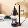 Tischlampen Elektrischer Kerzenwärmer Flammenloses Wachsschmelzlicht Kreative Aromatherapie Schreibtisch Holzsockel Nachttischdekor Warme Lampe