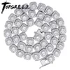 10mm qualità polo set big size solitario tennis catena collana mens ghiacciato bling cz fascino hip hop gioielli di moda 18 22q190t