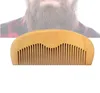 Klassisk 50pcslot Pocket Hair Beard Comb Peach Wood Fine Tooth Hair Care Styling Tool Anti Static Low Fast Leverans Compan3467482