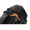 Women's Leather Seasonal Genuine Plant Tanned Sheepskin Coat Short Korean Loose Hooded Jacket