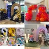 Decoração de festa 5x7ft roxo arco aberto pano de fundo er para forma de porta balões suporte quadro casamento evento decoração gota entrega home garde dhp0q