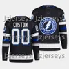 Tampa Bay 86 Nikita Kucherov Lightning 2023-24 Jersey negro alternativo Anthony Cirelli Steven Stamkos Michael Eyssimont Jeannot Haydn Fleury Primegreen Auténtico