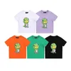 Crianças camisetas desenhar crianças sorriso meninos enfrenta roupas designer meninas juventude tops verão manga curta tshirts roupas garoto carta tees desenhos animados prined chi x9eO #