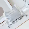 9A Luxury Designer Mini Backpack Gold or Silver Sheepskin Texture Top Quality Handbags 20cm High Imitation Lady Bags