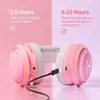 Mobiltelefonörlurar somic GS510 Cat Theme Earphone Headphone Wired Bluetooth Wireless 2.4G E-Sport Gaming Headset RGB för PC Laptop Girl Gamer Gift YQ240219