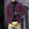 Men's Jackets For Men Plus Size Winter Coat Lapel Collar Long Sleeve Padded Leather Jacket Vintage Thicken Sheepskin