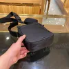Luksusowe męskie czarne torby telefoniczne 2-częściowy nylonowa torba przesyłowa masy mała kamera jedno ramię z małą zmianą torebki