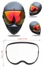 Sunshade Motorcycle Bubble Shield Lens Okulary przeciwsłoneczne Akcesoria pasujące do retro backo ex zero moto3 rymic r980 hełmy gogle klasyczna moda