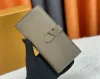 Högkvalitativ kvinnors designer plånböcker Luxurys vertikala mynt pursar klassiska blomma långa korthållare taurillon damer mode liten koppling väska med låda m81499