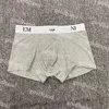 Mode pur coton boxeurs hommes été sous-vêtements respirants Sexy Sport caleçons Shorts