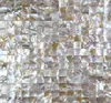 natürliche schillernde Farbe 100 natürliche chinesische Süßwassermuschel-Perlmutt-Mosaikfliese für Innenhausdekoration quadratisch st7610056