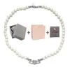 Con BOX moda Crystal Satellite Planet collana di perle Collana a catena clavicola Girocollo barocco per gioielli da festa da donna regalo9616449