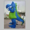 2019 Professional made green T-rex dinosaur mascot costume for adult to wear for 285P