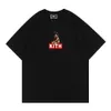 Kith x Biggie Rap Rap Black Afro Afro Drukowane krótkie t-shirt mężczyzn i kobiety