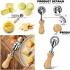 Outils de pâtisserie de cuisson Outils de cuisson Coupe-roue à pâtisserie - Pâtes à raviolis Pâte à sertir pour accessoires de cuisine Drop Delivery Home Garden Dh2Yi