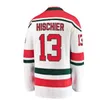 남자 뉴저지 Nico Hischier Red 2024 Jersey Ice Hockey Jack Hughes Dougie Hamilton 사용자 정의 모든 이름