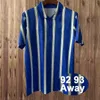 79 90 91 92 Maglia da calcio dell'Irlanda del Nord Maglia da calcio retrò da uomo della squadra nazionale Home Grigia Bianca Away