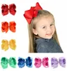 Cute Fashions 40 colori 6 pollici neonata bambini fiocco boutique clip di nastro grosgrain hairbow grande bowknot forcine accessori per capelli6634974