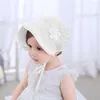 Hats Summer Baby Hat Infant Girl Sun Cute Solid Color Hollow Out Girls Lace Fisherman Cap