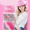 Bérets Bachelorette Party Hat Set pour douche nuptiale femmes Cowgirl robe de mariée en gros