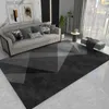 Alfombra Ins estilo lujo rayado cristal terciopelo sala de estar sofá mesa de café alfombra completa moderna simple hogar dormitorio alfombra T240219