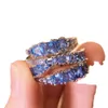 Pierścienie Swarovskis Pierścieni Kobiety Oryginalne wysokiej jakości pierścienie pasmo Pierścień z koraliki skręcony pierścień z pełnym diamentowym rzędami dynamiczny kryształowy pierścień